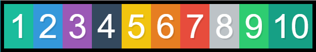 position of boxes for default flex-wrap